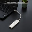 Hub Nanocable USB 3.0 4xUSB3.0. USB-A/M-USB 3.0/H ALUM. 18CM image number null