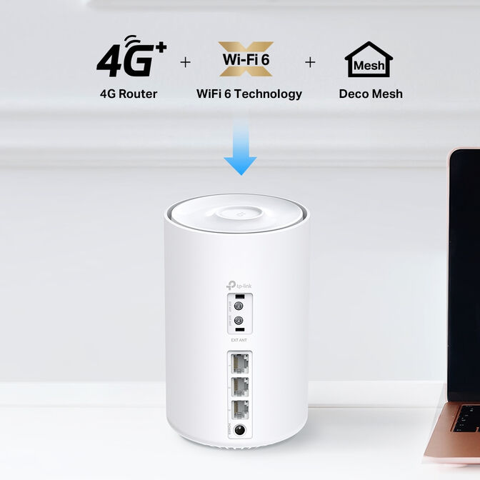 Sistema Mesh TP-Link Deco X10-4G 4G+ AX1500 Whole Home Mesh WiFi 6 Gateway Pack-1 image number 5