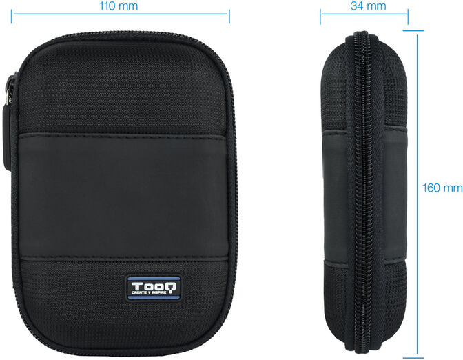 Caixa Protectora Tooq Discos 2.5" Preto (E2501) image number 1