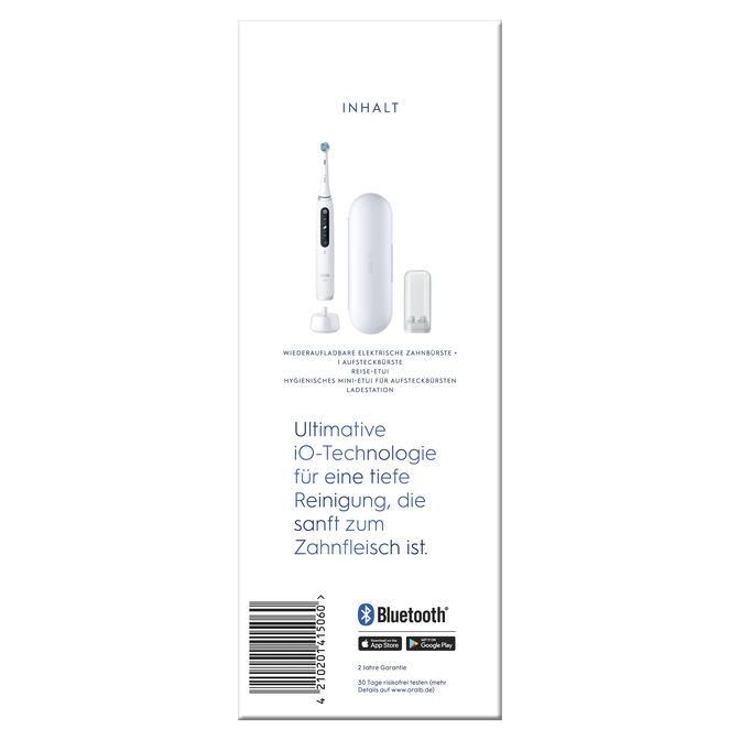 Escova de Dentes El&eacute;trica Oral-B iO Series 5 Quite White image number 2