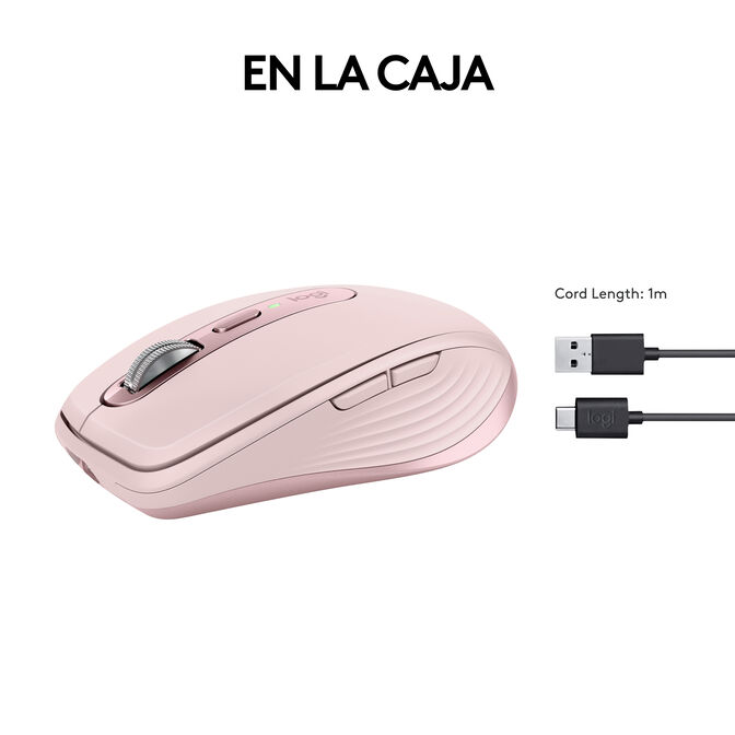 Rato Logitech MX Anywhere 3S Wireless Rosa image number 17