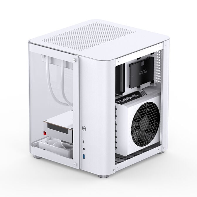 Caixa Micro-ATX Jonsbo TK-1 2.0 Vidro Temperado Branco image number 18