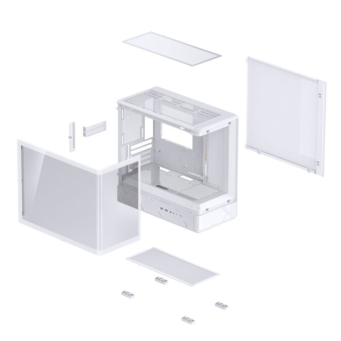 Caixa Micro-ATX Jonsbo D200 Vidro Temperado Branco image number 19