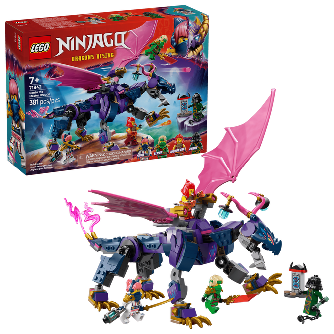 LEGO Ninjago: Rontu, a Mestre Drag&atilde;o, 381 Pe&ccedil;as (71842) image number 0