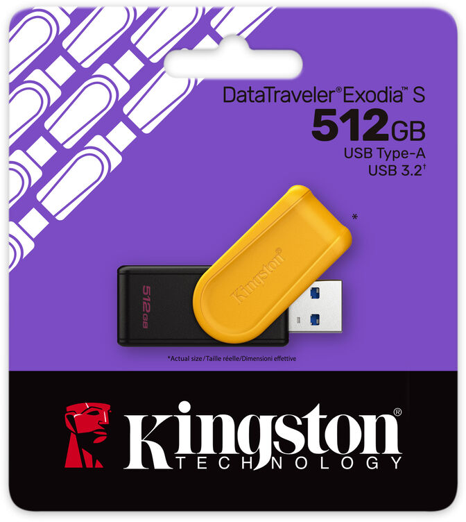 Pen Kingston DataTraveler Exodia S 512GB USB3.2 Gen 1 image number 2