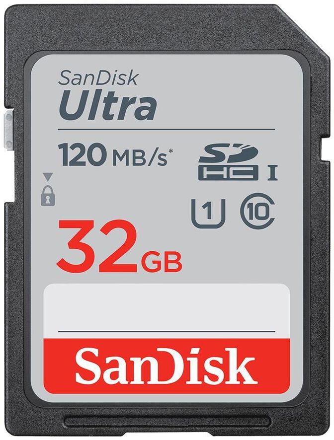 Cart&atilde;o SanDisk Ultra SHDC/SDXC UHS-I C10 U1 32GB image number 0