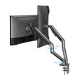 Suporte de Mesa Tooq Duplo Tilt e Girat&oacute;rio c/mola 17" a 32" Max. 9Kg Cinzento/Preto image number null