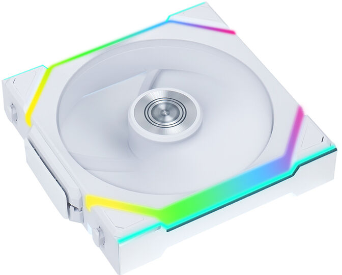 Ventoinha Lian Li UNI FAN SL120 Wireless RGB Reverse Blade PWM Branco 120mm image number 1