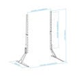 Suporte de Mesa Tooq 23" a 75" Max. 40Kg Preto image number null