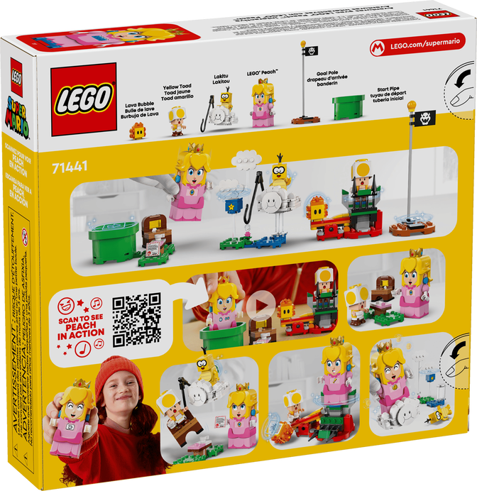 LEGO Super Mario: Aventuras interativas com a LEGO Peach, 208 Pe&ccedil;as (71441) image number 1