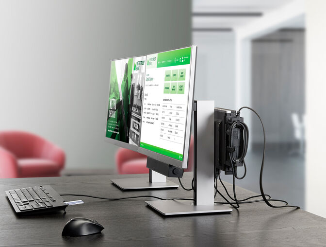 Teclado HP com leitor de smart card image number 1