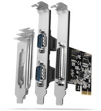Adaptador PCIe AXAGON PCEA-PSN com 1x Porta Paralela + 2x Porta S&eacute;rie - ASIX AX99100 Chipset