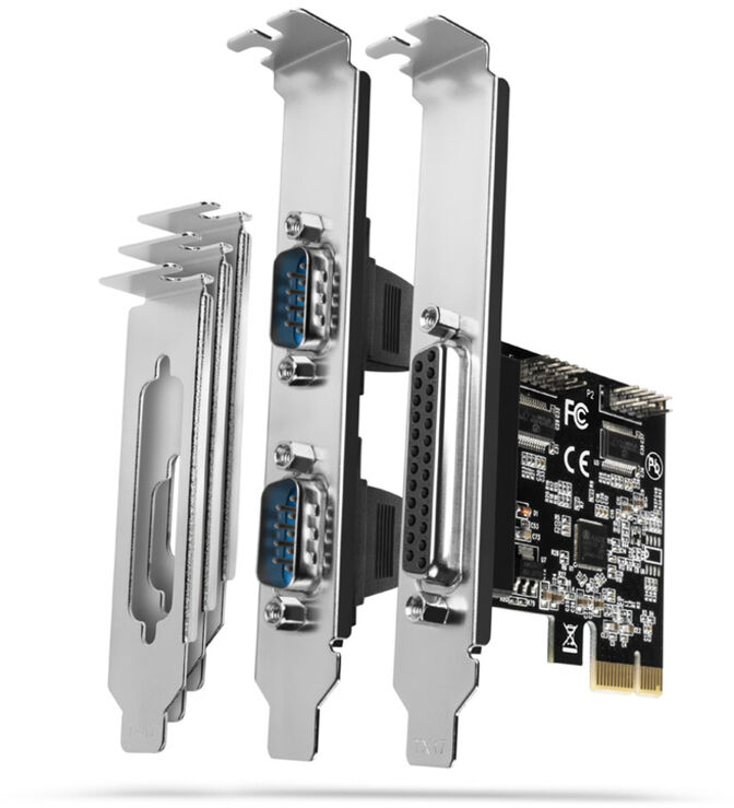 Adaptador PCIe AXAGON PCEA-PSN com 1x Porta Paralela + 2x Porta S&eacute;rie - ASIX AX99100 Chipset image number 0