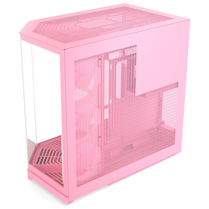Caixa E-ATX Hyte Y50 Vidro Temperado Strawberry Milk image number 5