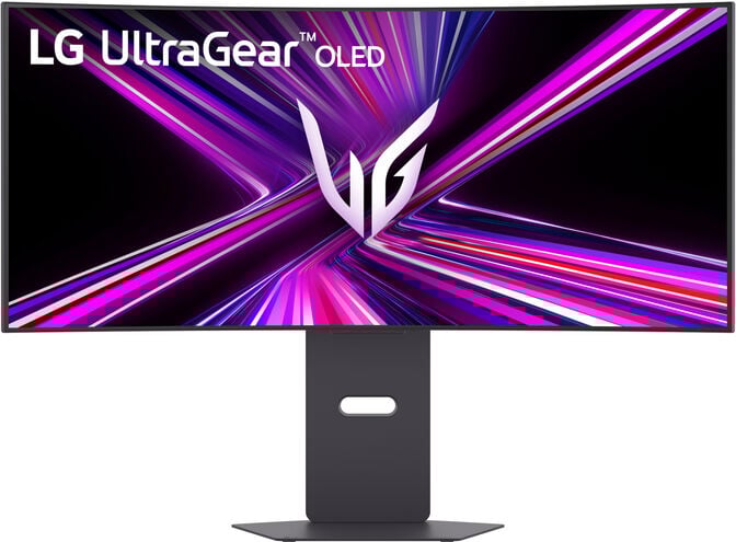Monitor Curvo Gaming LG UltrGear 34" 34GX900A OLED WQHD 240Hz 0.03ms G-Sync Compatible Smart webOS Preto image number 1