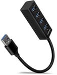 Mini Hub AXAGON HUE-M1A Superspeed USB-A, 4x USB 3.0 - 20cm image number null