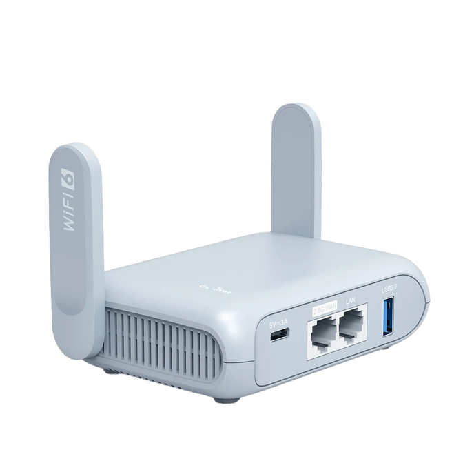 Router de Viagem GL.iNet GL-MT3000 Beryl AX Wireless AX3000 Wi-Fi 6 Dual Band image number 0