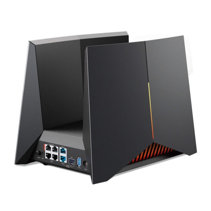Router TP-Link Archer GE800 Gaming EasyMesh BE7200 Tri-Band Wi-Fi 7 (802.11be) Preto image number 2