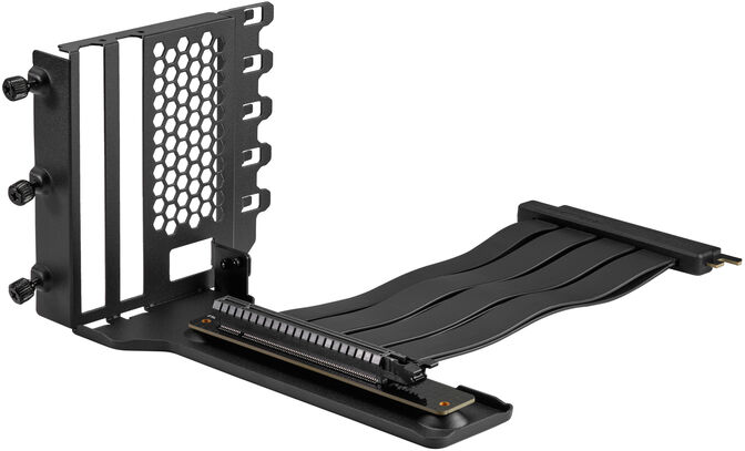 GPU Bracket Phanteks+Cabo PCI-E 4.0x16 Fita Riser 22cm Preto image number 1