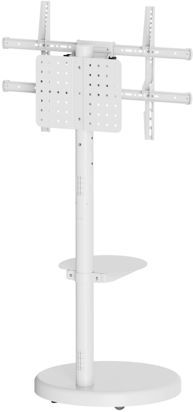 Suporte M&oacute;vel de Ch&atilde;o Ewent EW1550 Heavy-Duty Mobile TV Floor Stand 37" - 86" Branco image number 1