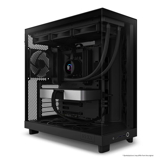 Caixa ATX NZXT H6 Flow Preta Vidro Temperado image number 4