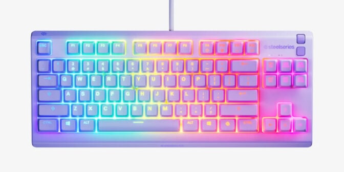Teclado SteelSeries Apex 3 TKL (US) Lavender image number 0