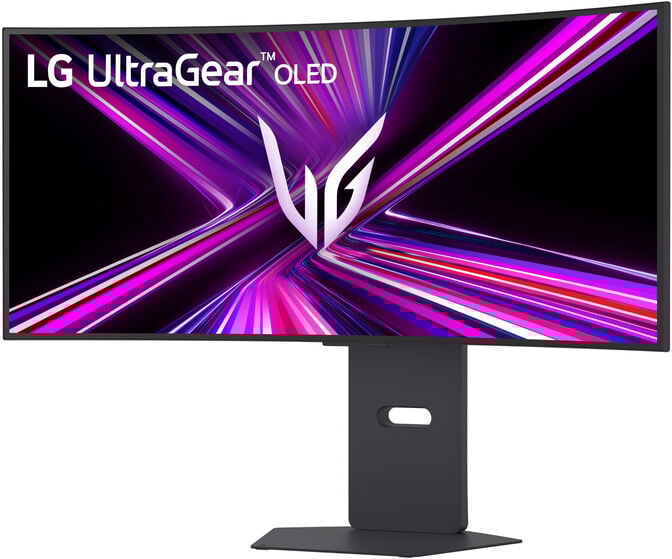 Monitor Curvo Gaming LG UltrGear 34" 34GX900A OLED WQHD 240Hz 0.03ms G-Sync Compatible Smart webOS Preto image number 2