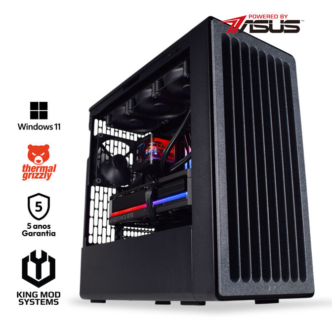 Computador King Mod Gamer-PC HAVN Ryzen 7 9800X3D 32GB DDR5 2TB RTX 5090 WiFi W11 Bonus