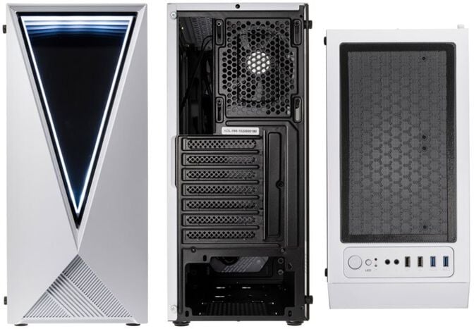 Caixa ATX Kolink VOID RGB Vidro Temperado Branco image number 3