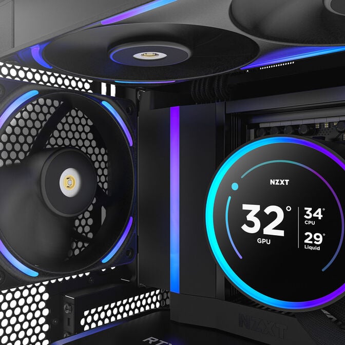 Ventoinha NZXT F120x Perfomance RGB 120mm - Single Pack Pretas image number 7