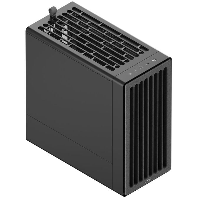 Caixa ATX HAVN BF 360 Flow Solid Preto image number 2