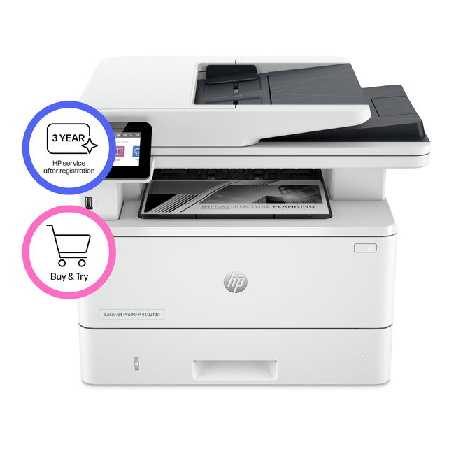 Impressora Multifun&ccedil;&otilde;es a Laser HP LaserJet Pro MFP 4102fdn image number 1