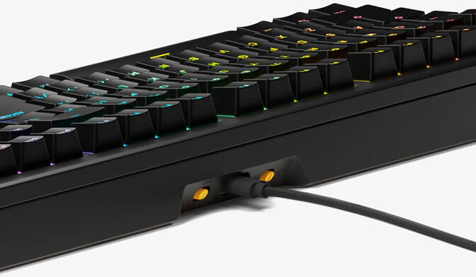 Teclado Mec&acirc;nico Glorious GMMK 3 100% Preto - Fox Switch (US) image number 2