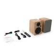 Colunas Hi-Fi Vulkkano A4 ARC MKII 40W Bluetooth HDMI ARC Castanhas image number null