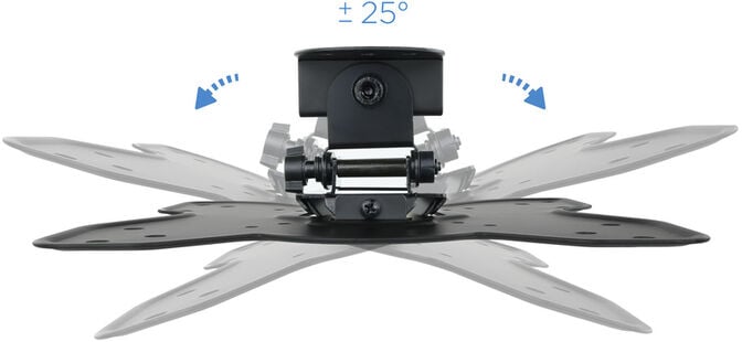 Suporte de Parede Tooq 23" a 42" Max. 25kg Preto image number 3