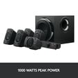 Colunas Logitech Z906 THX Surround Sound 5.1 1000W Peak/500W RMS Pretas image number null