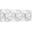 Ventoinha Corsair iCUE Link RX360 II Unified Frame Brancas RGB PWM Tripla Vento&iacute;nha 120mm (360mm) com HUB image number null