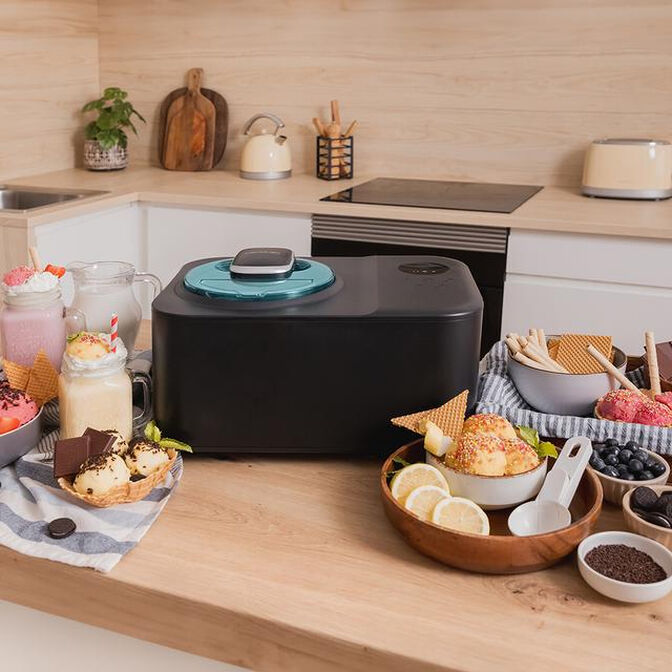 M&aacute;quina de Gelados Cecotec Gelacy 1200 Touch 110W 1.2L Preto image number 1