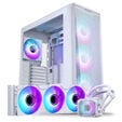 Bundle Phanteks Caixa ATX Eclipse G400A Branca DRGB + AIO Glacier One 360mm image number null