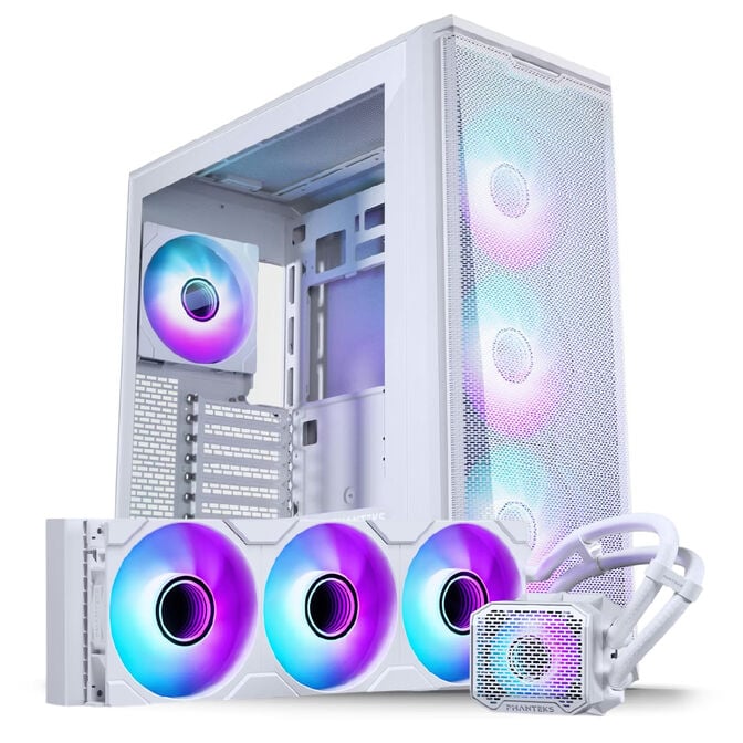 Bundle Phanteks Caixa ATX Eclipse G400A Branca DRGB + AIO Glacier One 360mm image number 0