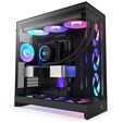 Caixa E-ATX NZXT H9 Flow RGB+ Preta (2025) Vidro Temperado image number null