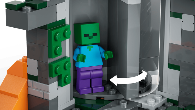 LEGO Minecraft: Masmorra de Zombies, 284 Pe&ccedil;as (21587) image number 4