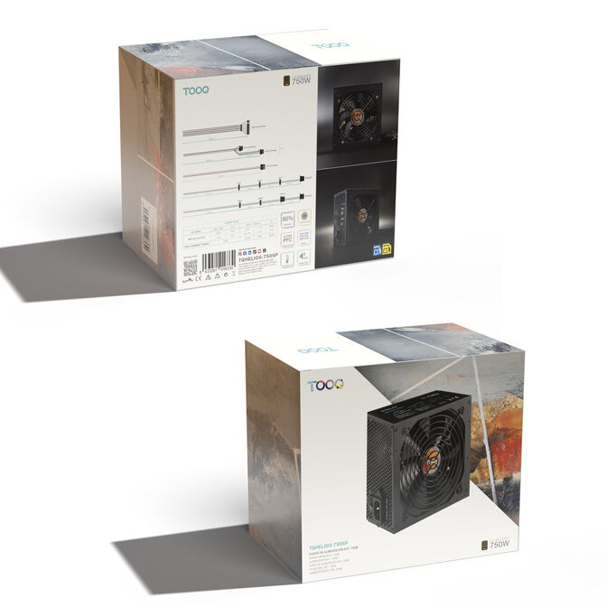 Fonte de Alimenta&ccedil;&atilde;o Tooq ATX 750W APFC 80PLUS Bronze image number 6