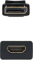 Adaptador Nanocable DisplayPort M > HDMI F 15 CM Preto image number null