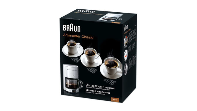 M&aacute;quina de Caf&eacute; de Filtro Braun KF 47/1 WH Branco image number 7