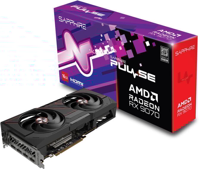Gr&aacute;fica Sapphire Radeon RX 9070 Pulse 16GB GDDR6 Bonus