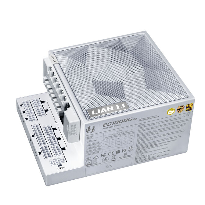 Fonte Modular Lian Li Edge Gold V2 1000W 80+ Gold Branco (C/Hub) image number 1