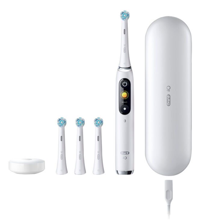 Escova de Dentes El&eacute;trica Oral-B iO Series 9 Luxe Edition White Alabaster image number 0