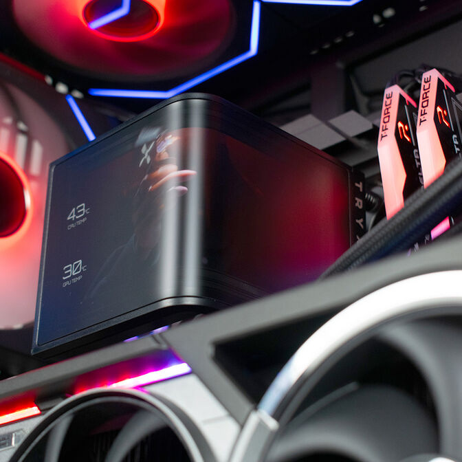 Computador King Mod Gamer-PC Powered by ASUS HYTE Ryzen 7 9850X3D 64GB DDR5 2TB RTX 5090 WiFi W11 image number 6
