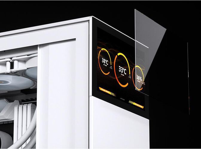 Monitor Port&aacute;til LCD TFT 8" Jonsbo DS8 Preto image number 7